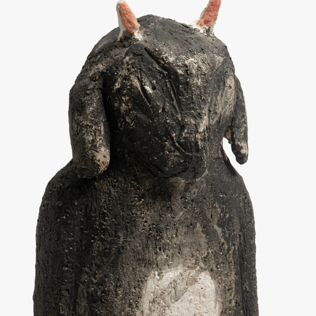 Humanoid Lamb - Handmade Coarse Pottery