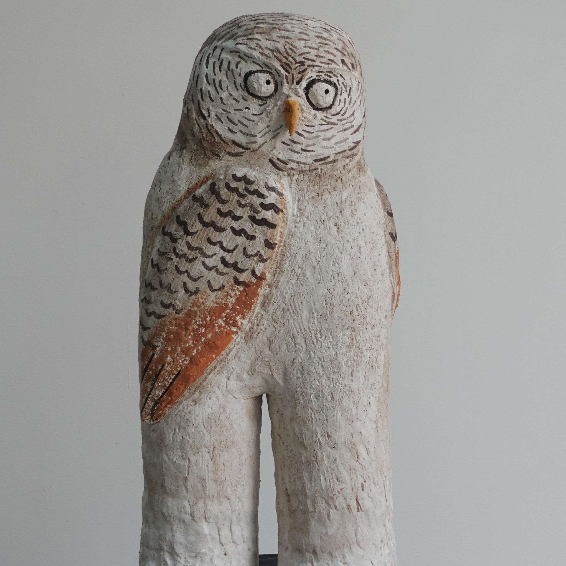 Young Owl- Handmade Coarse Pottery