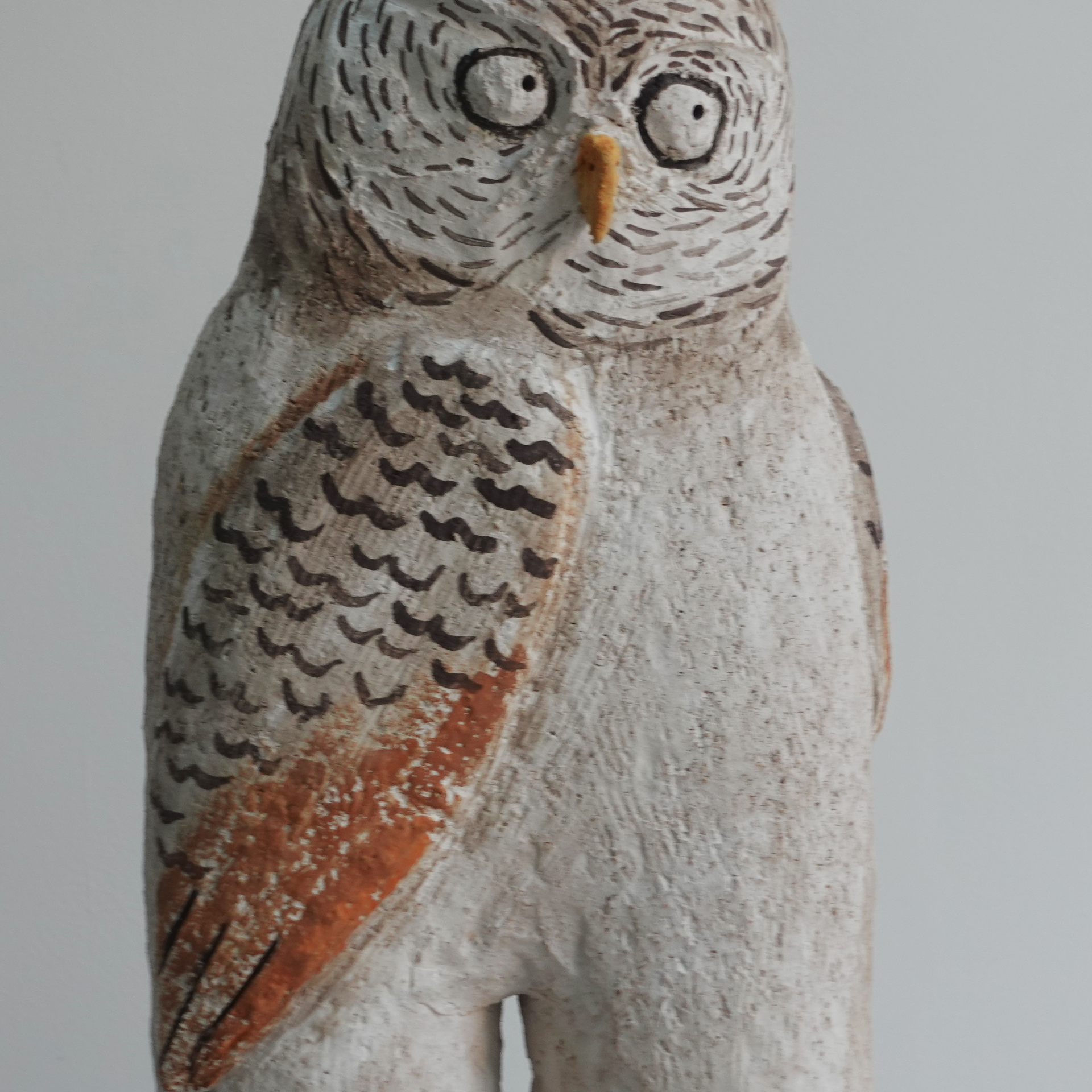 Young Owl- Handmade Coarse Pottery