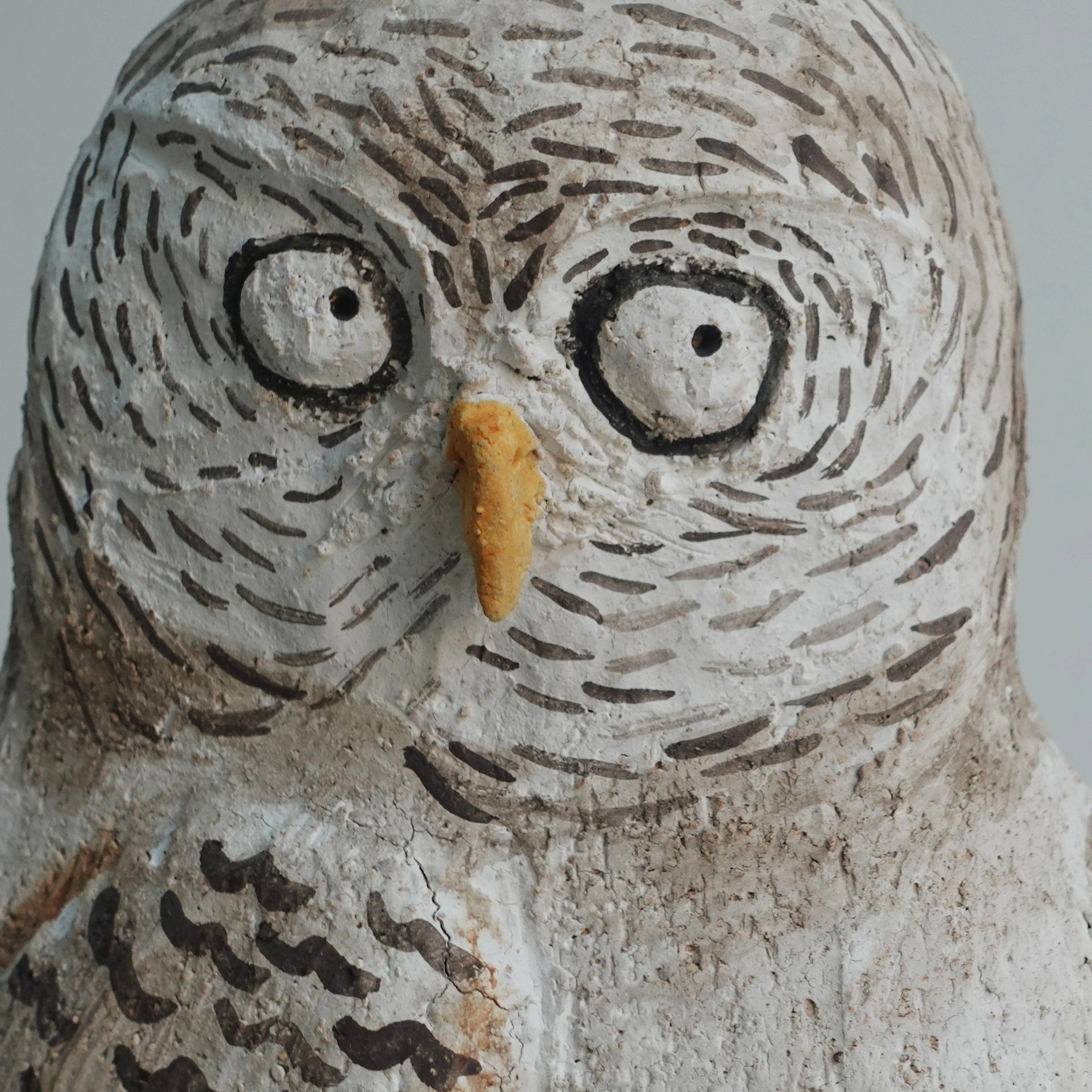 Young Owl- Handmade Coarse Pottery
