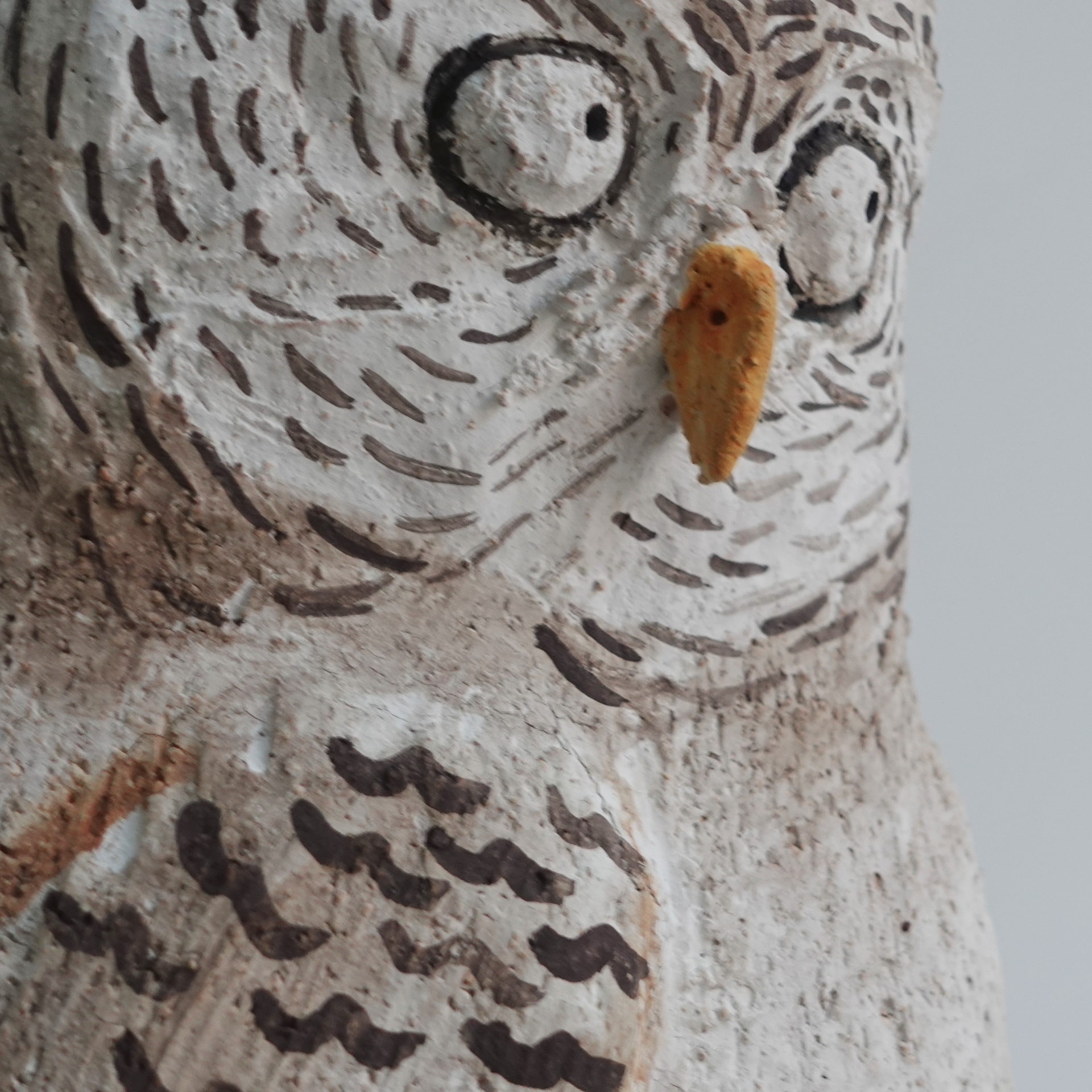 Young Owl- Handmade Coarse Pottery