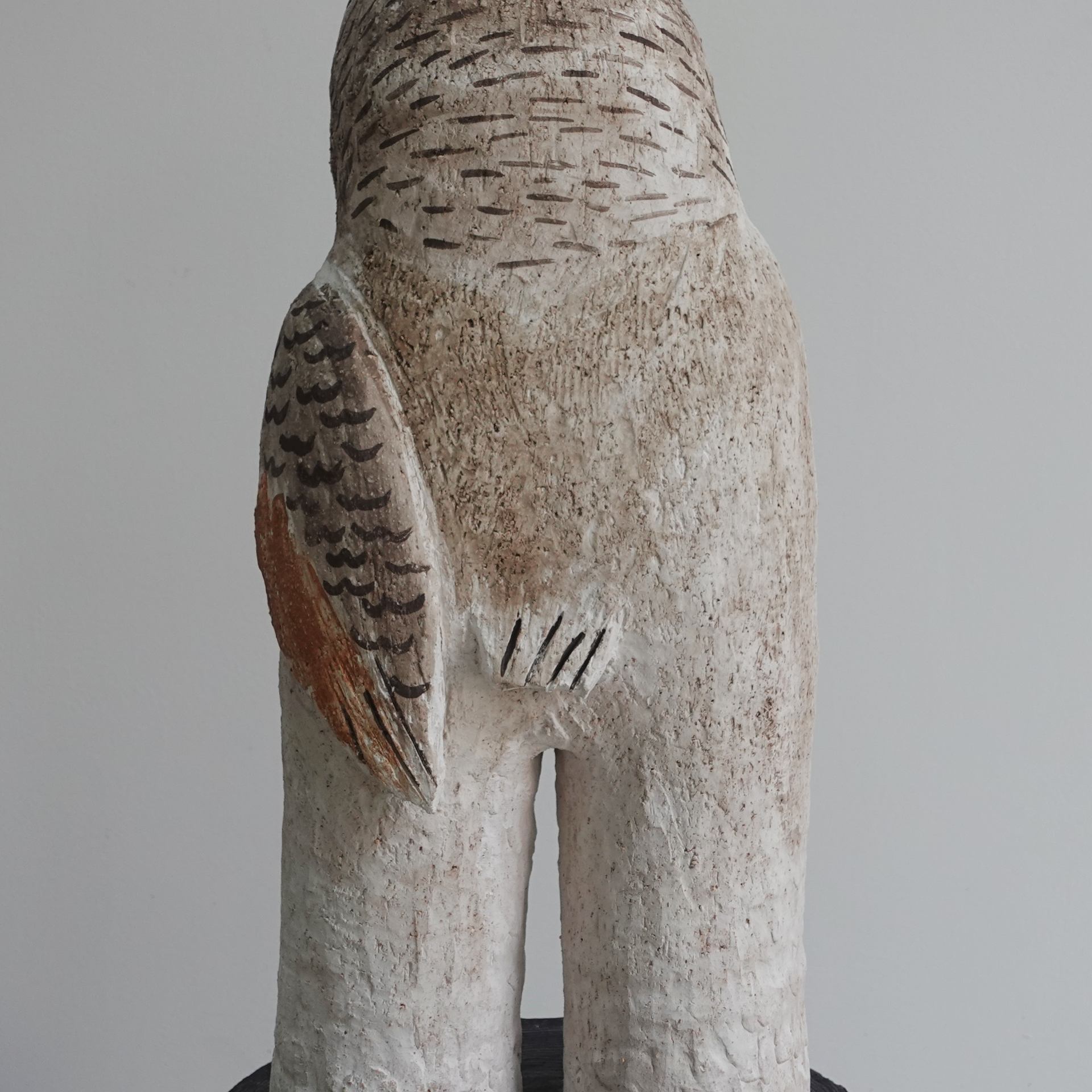 Young Owl- Handmade Coarse Pottery