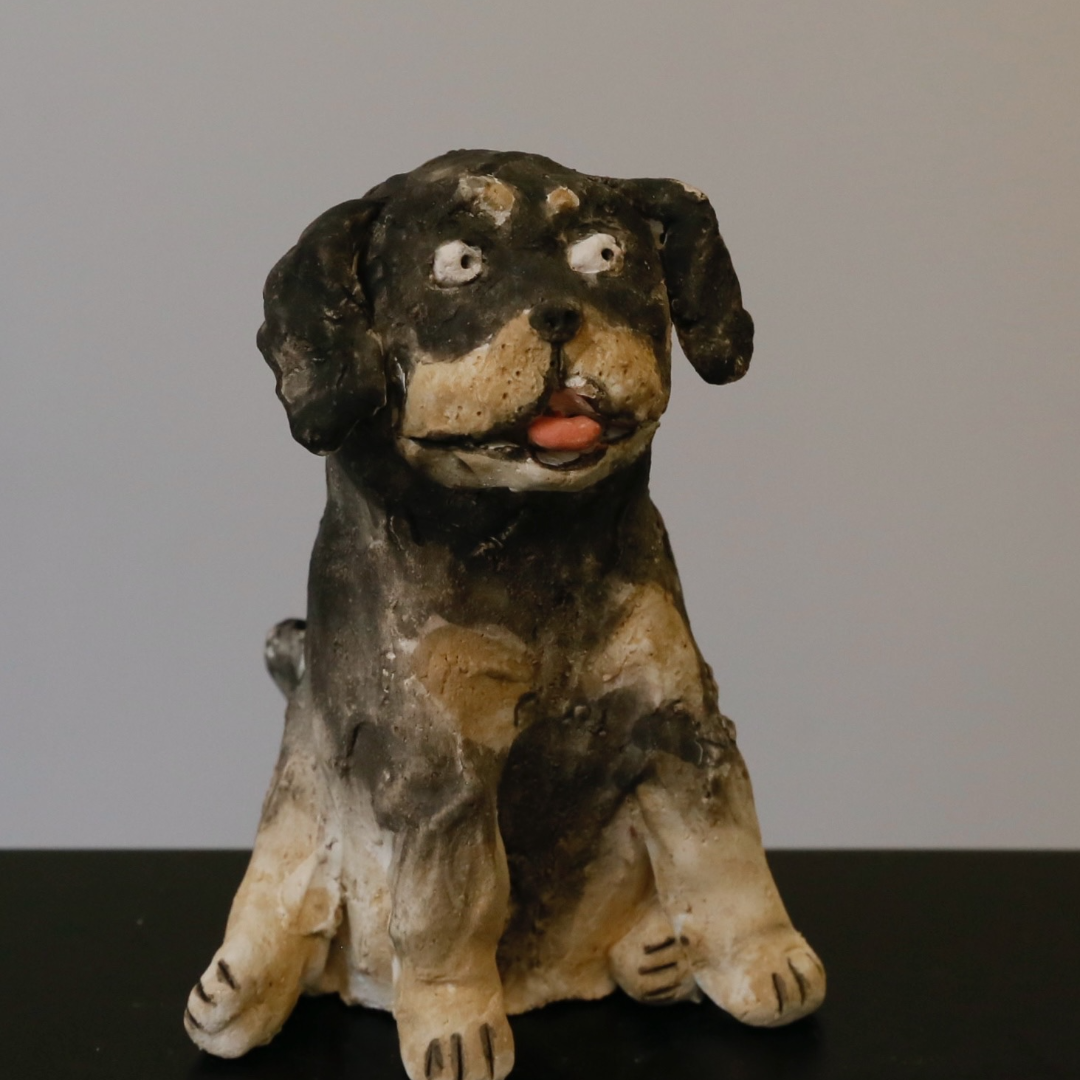 Cute Puppy - Handmade Sculpture