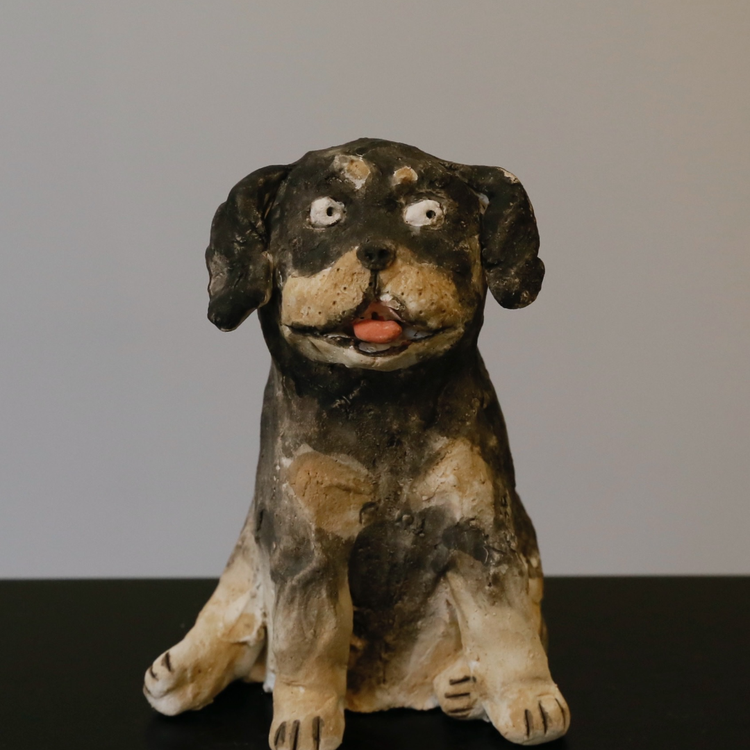 Cute Puppy - Handmade Sculpture