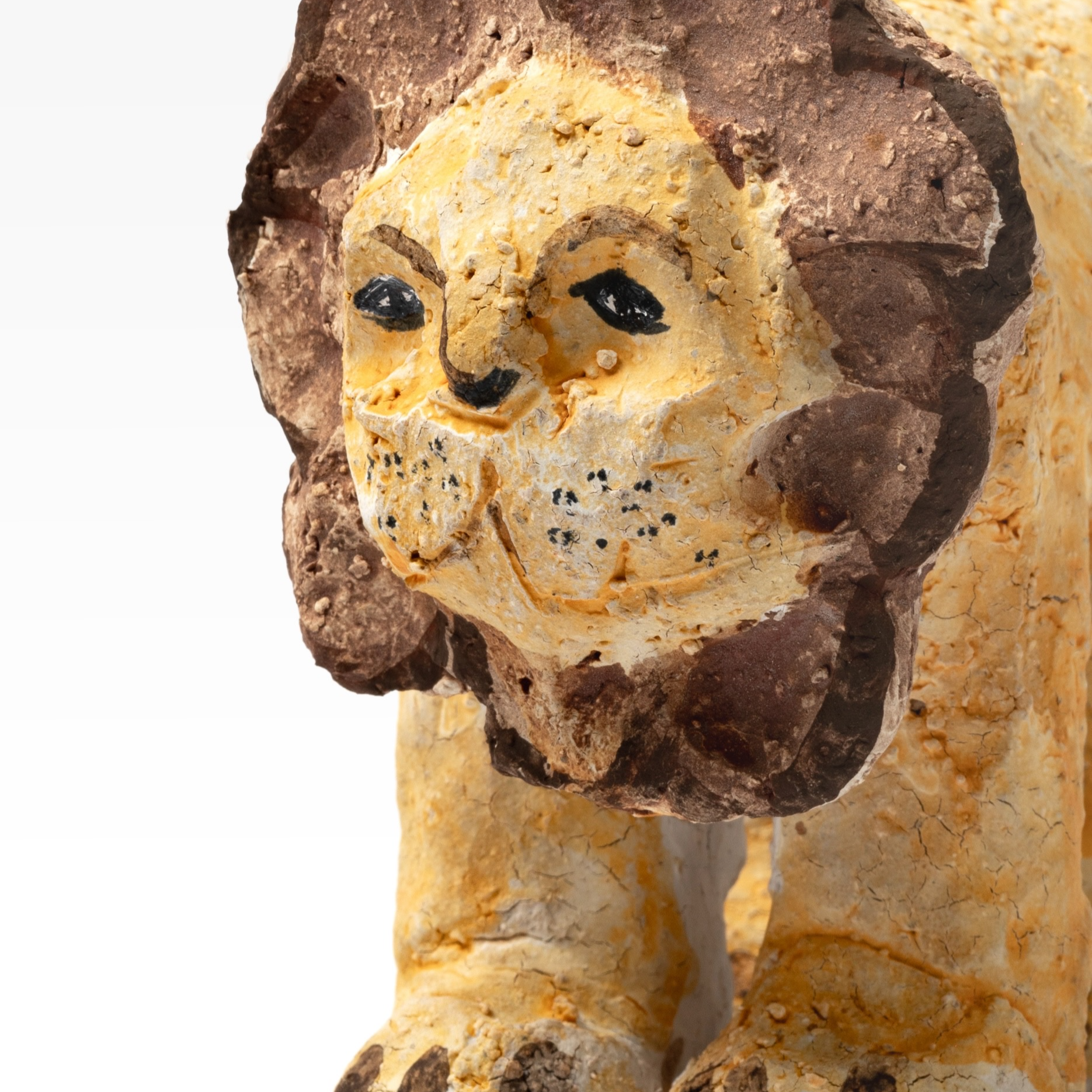 Warm-Maned Lion Cub - Handmade Sculpture