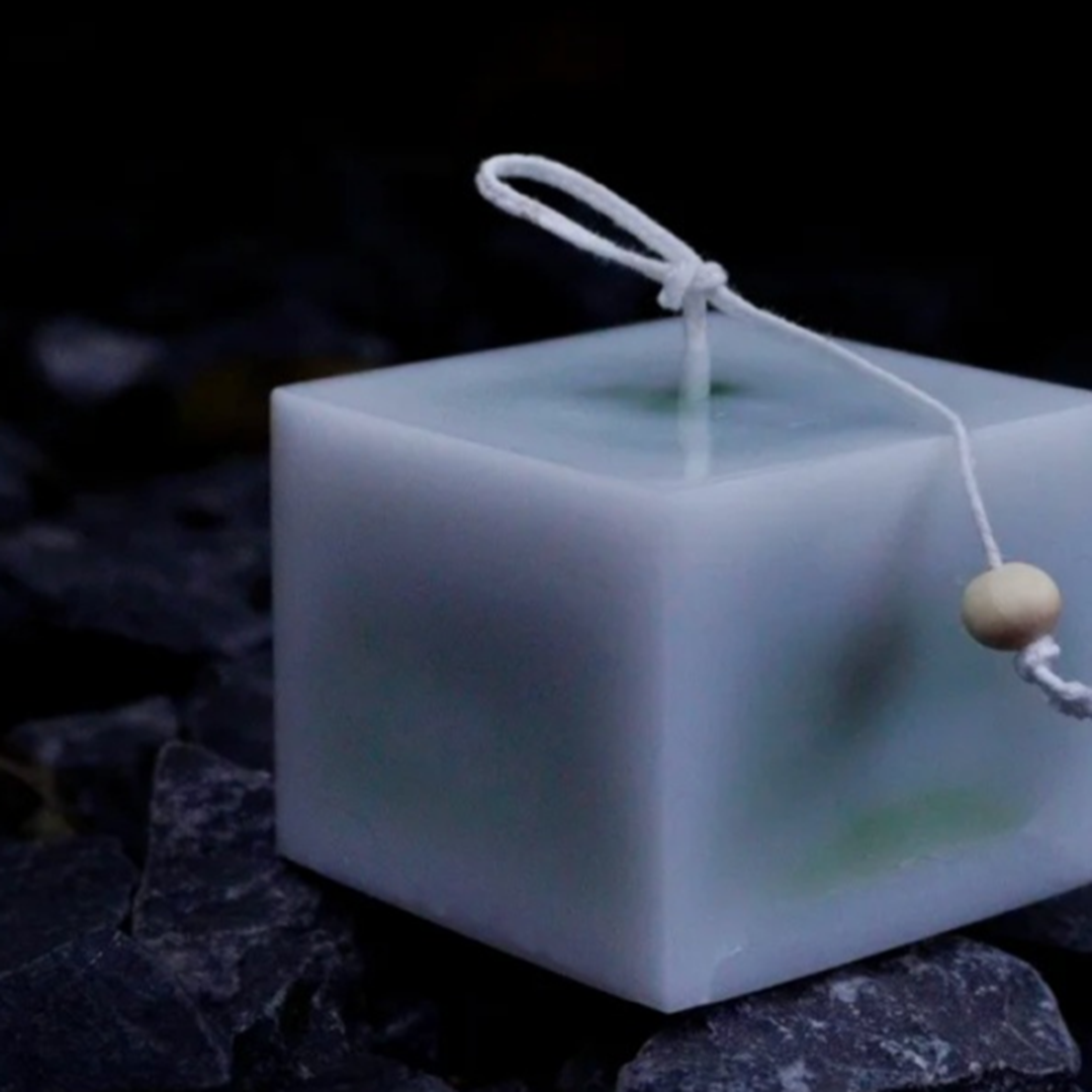 Summer Ice Cubes--Handmade Candle