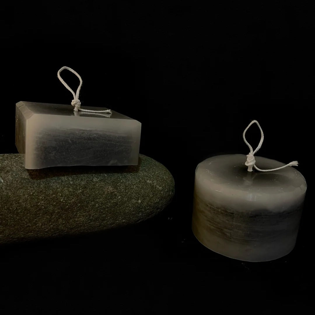 Mist Rock Vein Candle - Handmade Candle