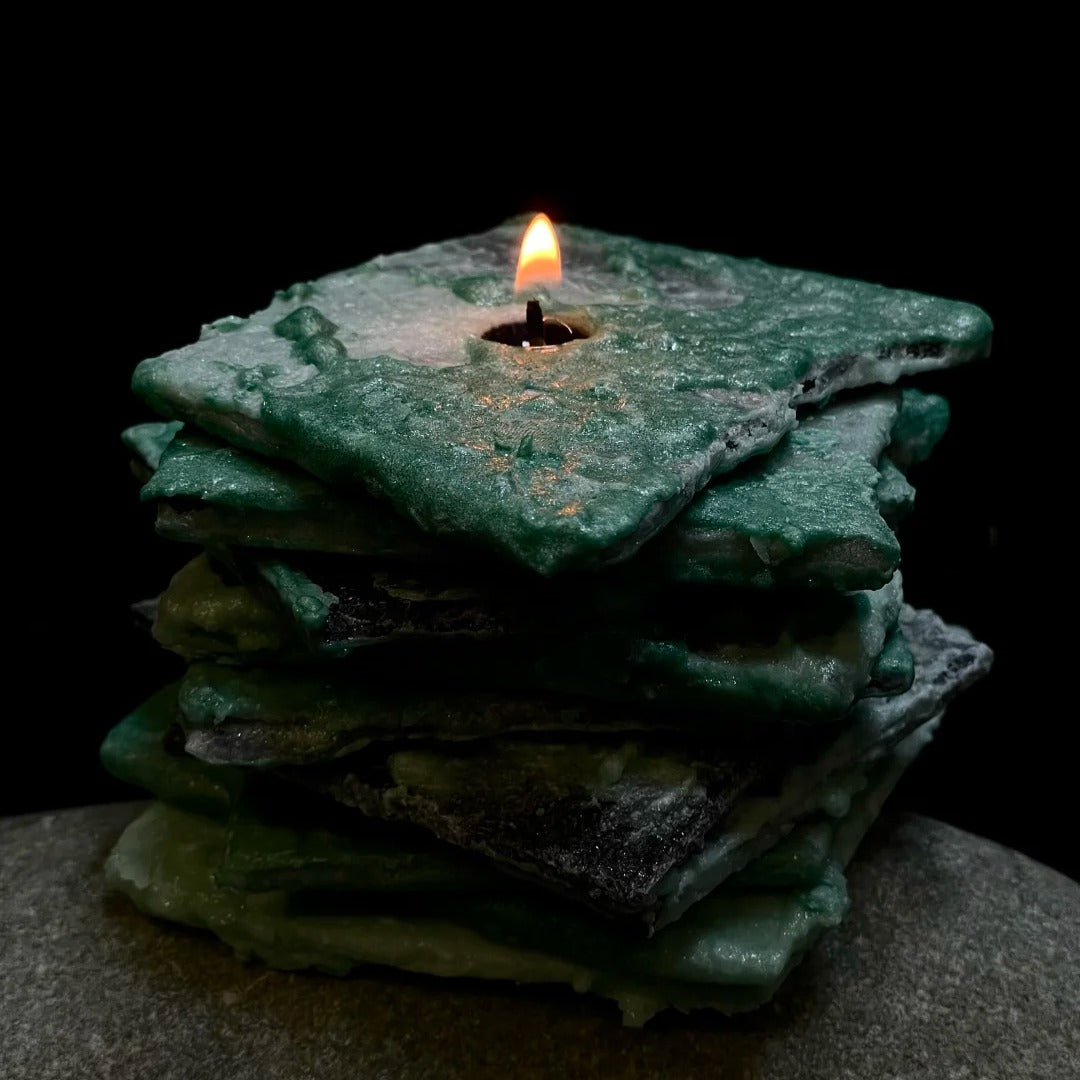 Moss Layer Candle - Handmade Candle