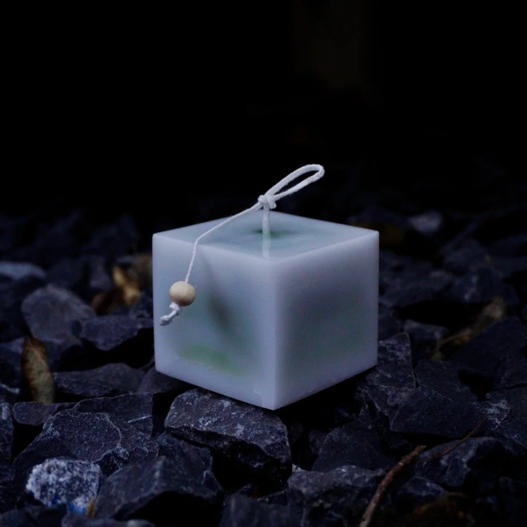 Summer Ice Cubes--Handmade Candle
