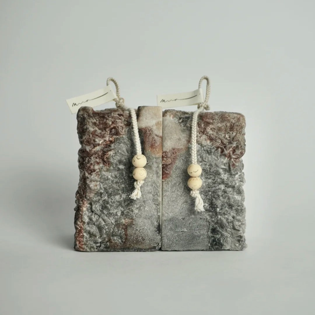 Tree Bark Texture--Handmade Candle