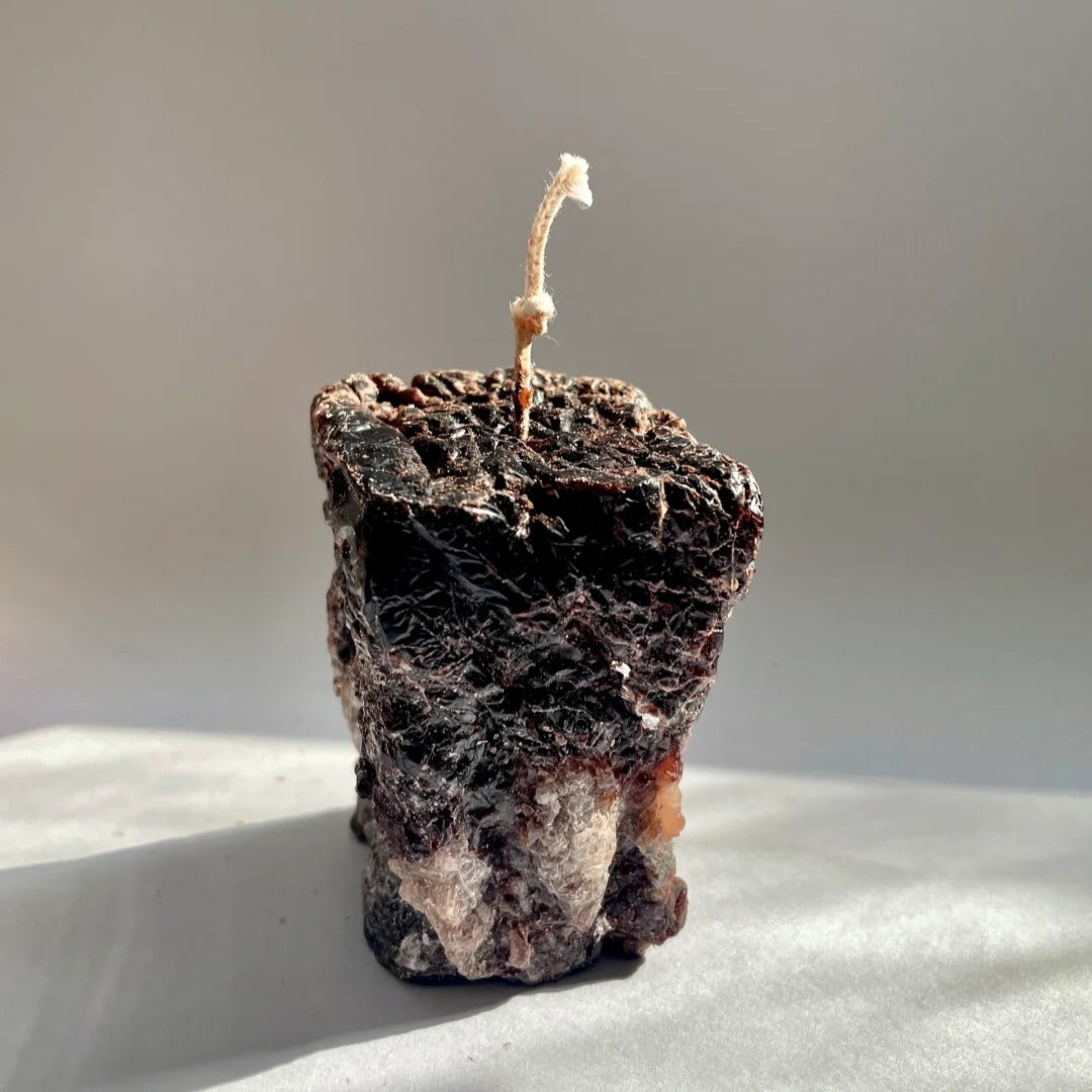 Rock Texture--Handmade Candle
