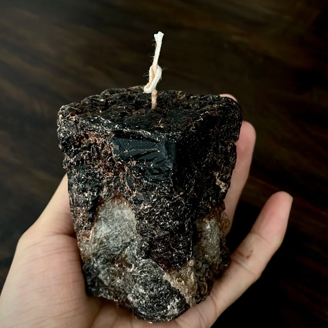 Rock Texture--Handmade Candle