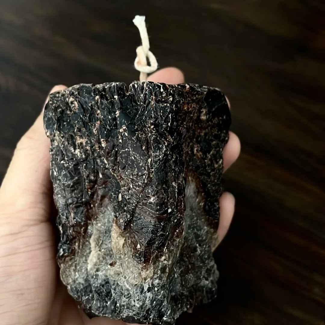Rock Texture--Handmade Candle