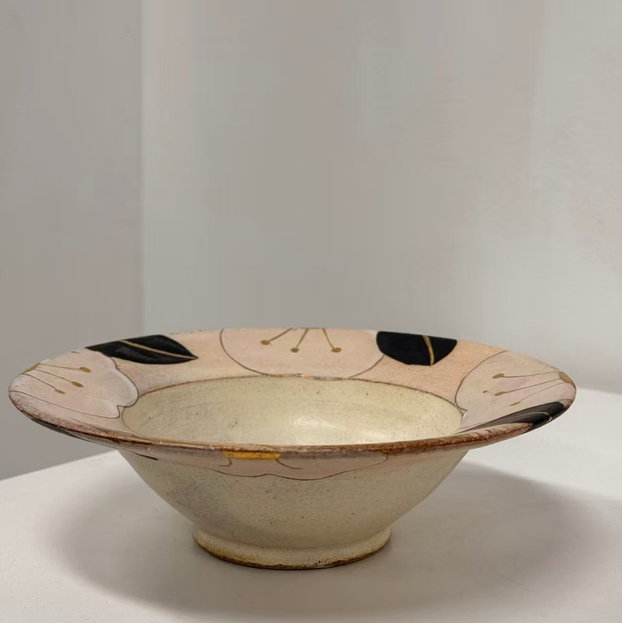 Perched Sparrow Plate - Handmade Ceramic