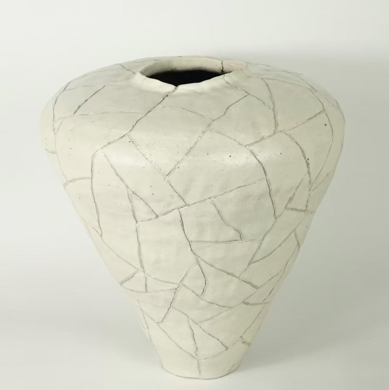 Crackle Texture Vase - Handmade Ceramic