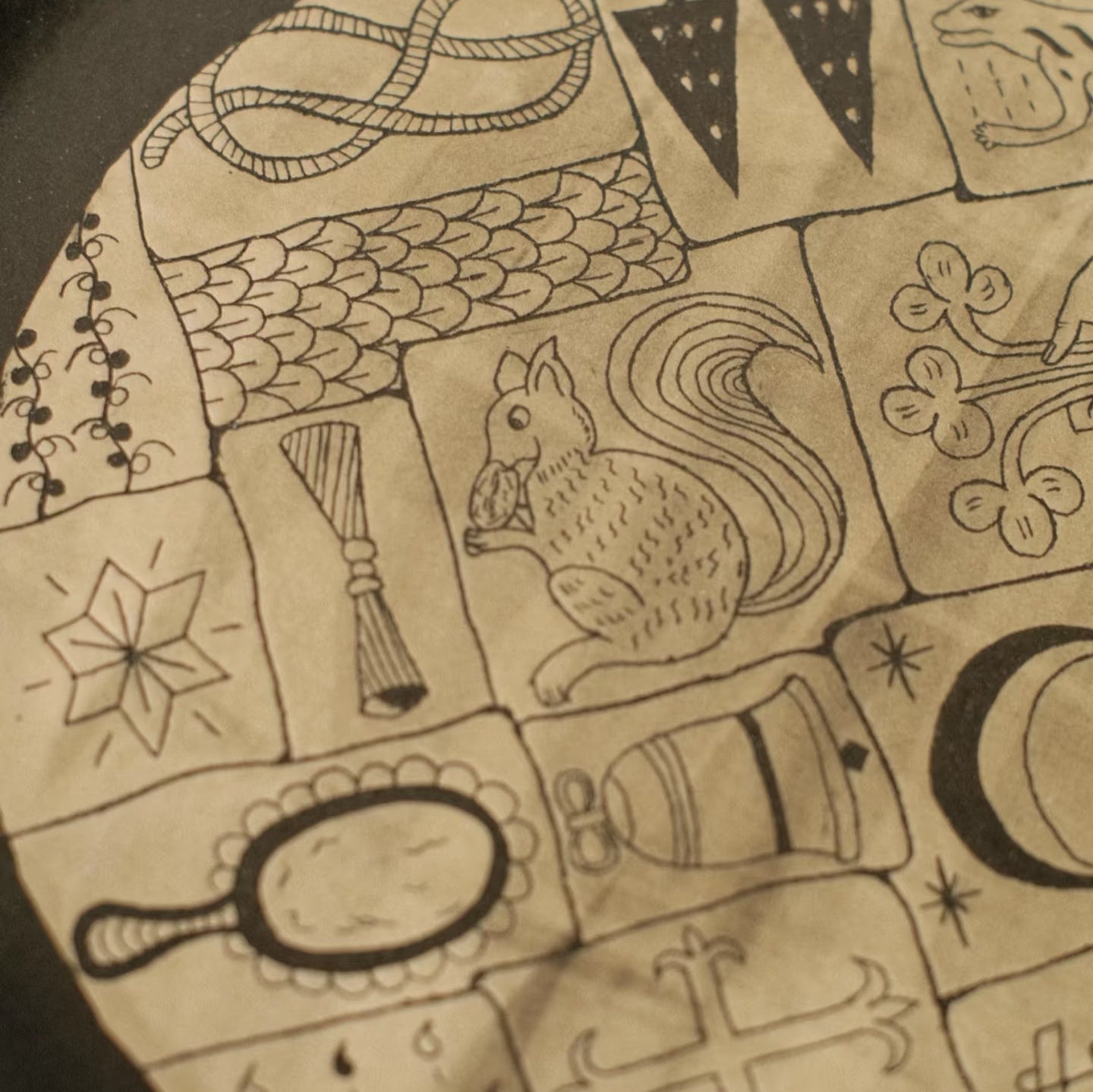 Communion Plate-- Handmade Ceramic