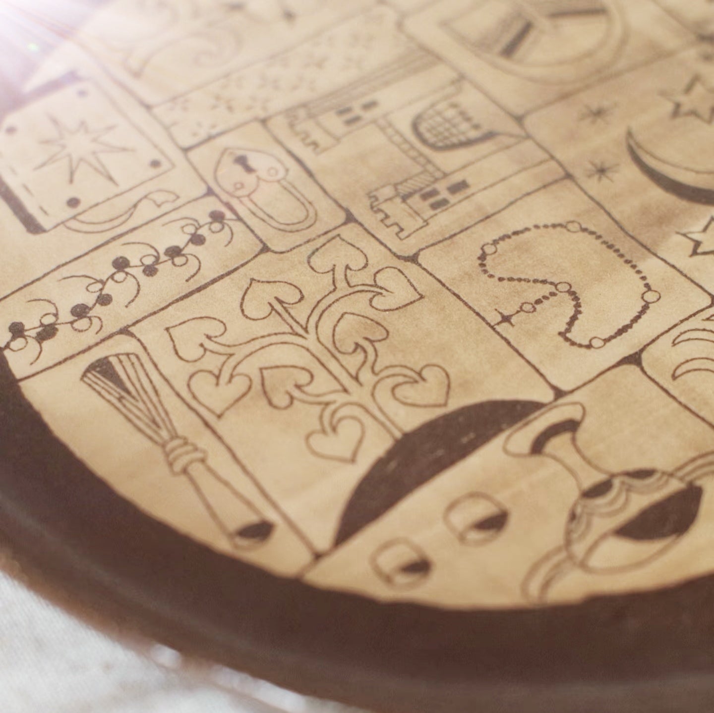 Communion Plate-- Handmade Ceramic