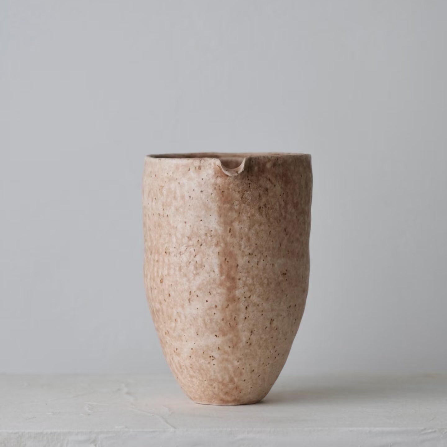 High Simple Heart Kettle-- Handmade Ceramic