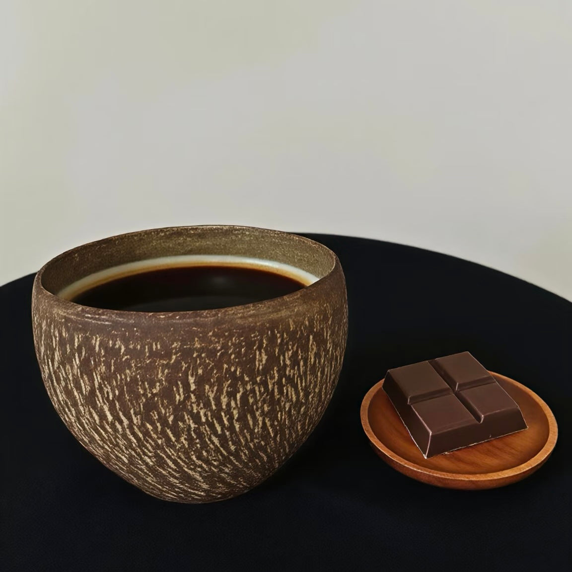 Carved Texture Artisan Cup- Handmade Ceramic