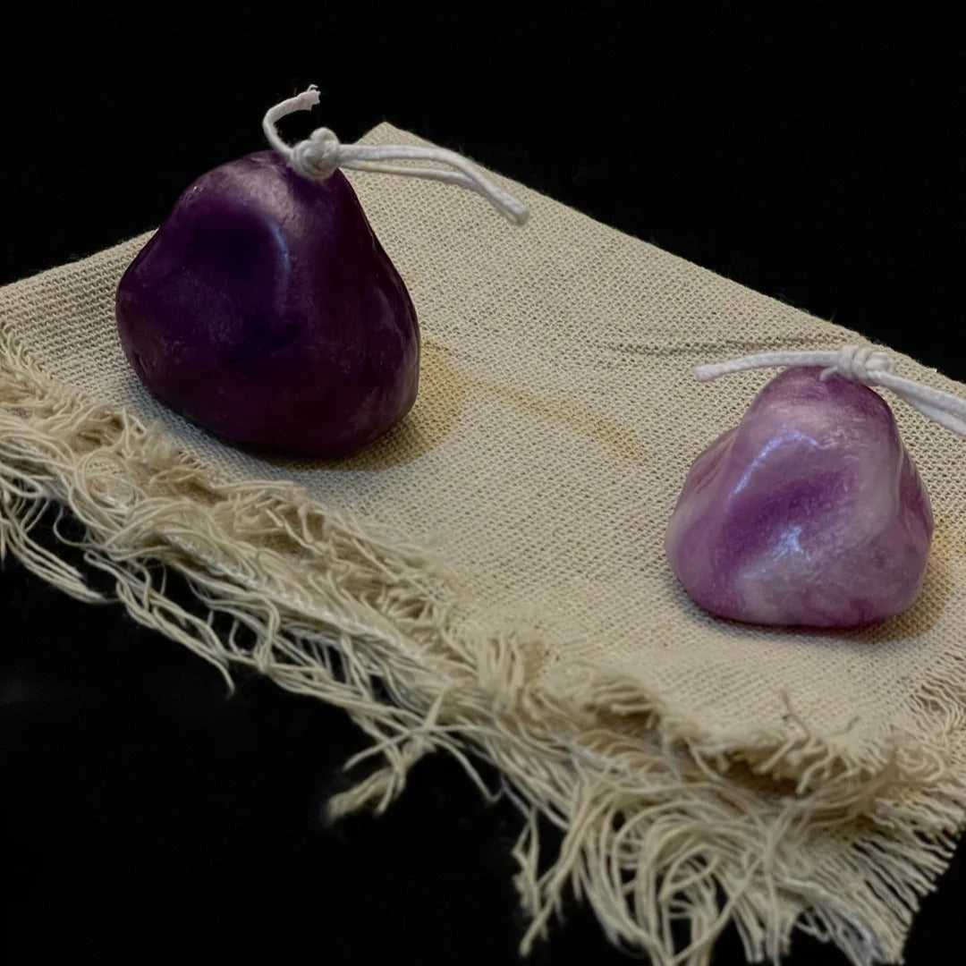 Colorful Jade Stone Candle - Handmade Candle