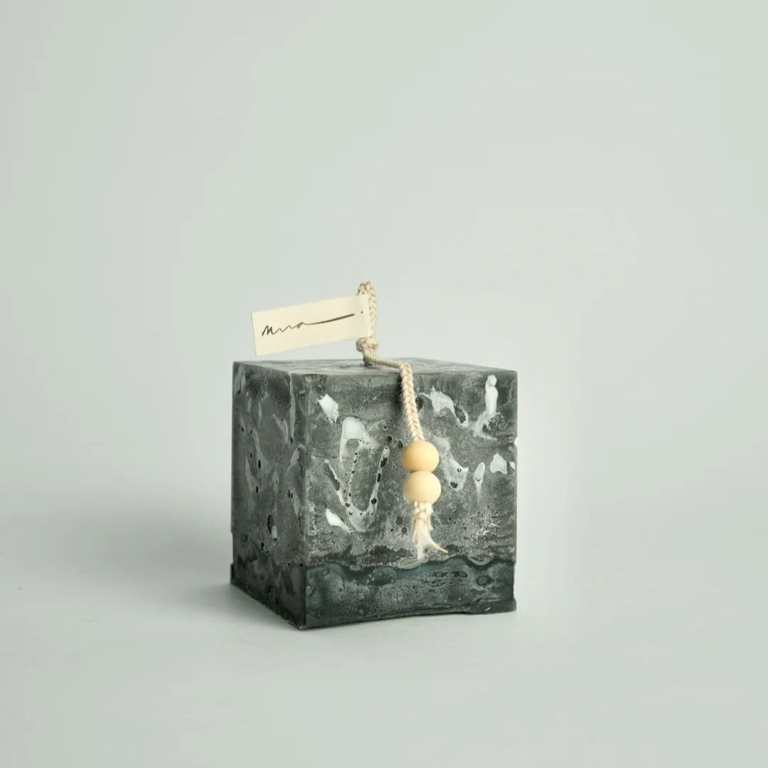 Stone Texture Candle--Handmade Candle