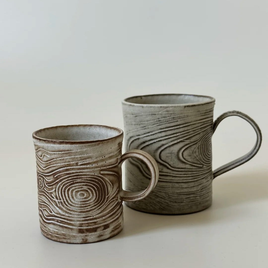 Growth Ring Mug Set - Handmade Ceramic