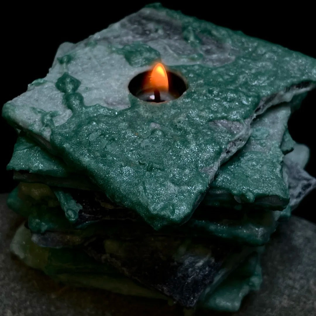 Moss Layer Candle - Handmade Candle
