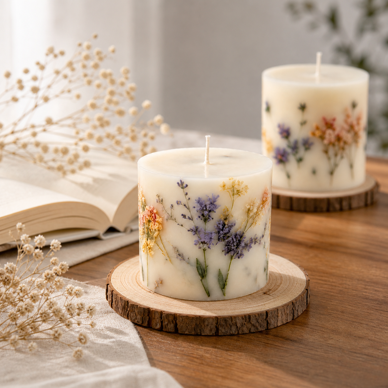 Aurora Glow Handmade Candle - 1300°C High-Fired | Borealforest