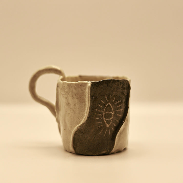 Tree & Eye -- Handmade Ceramic