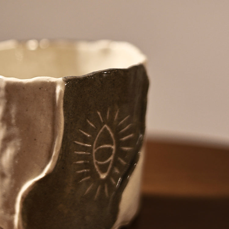 Tree & Eye -- Handmade Ceramic