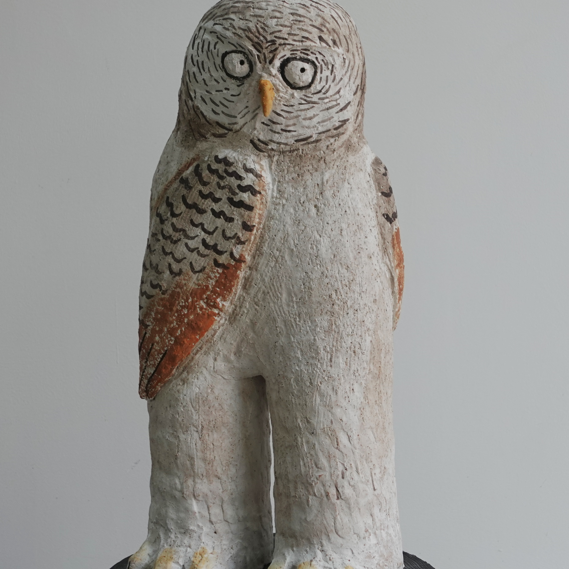Young Owl- Handmade Coarse Pottery