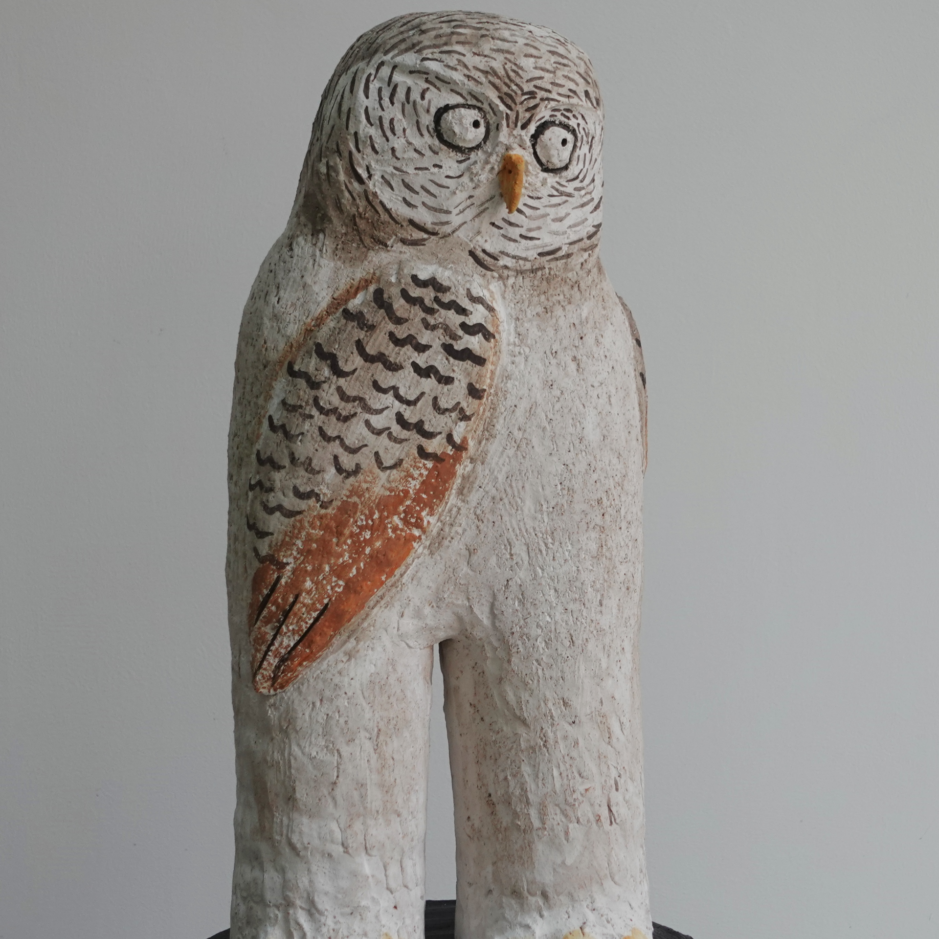 Young Owl- Handmade Coarse Pottery
