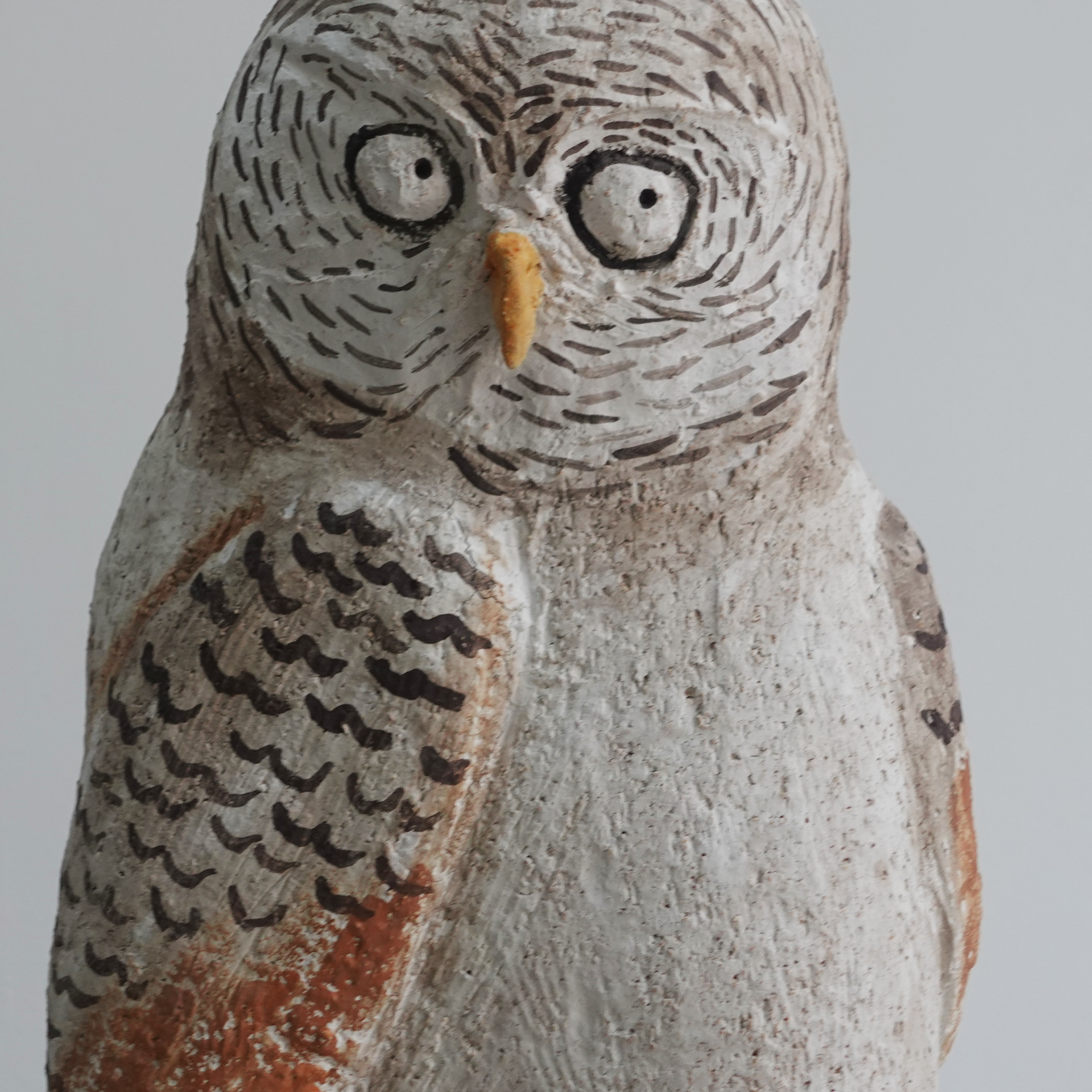 Young Owl- Handmade Coarse Pottery