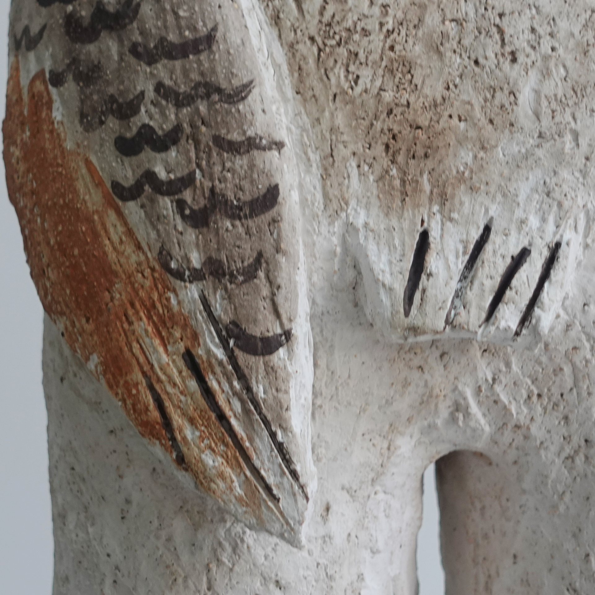 Young Owl- Handmade Coarse Pottery