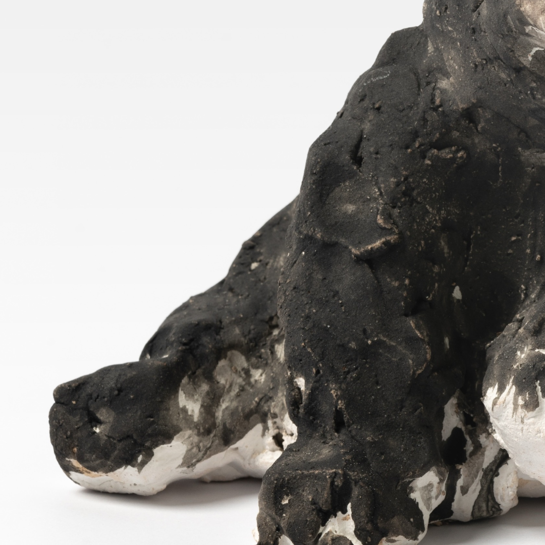 borealforest-handmade-playful-black-bear-handmade-coarse-pottery-ceramic-sanctuary-detail-5
