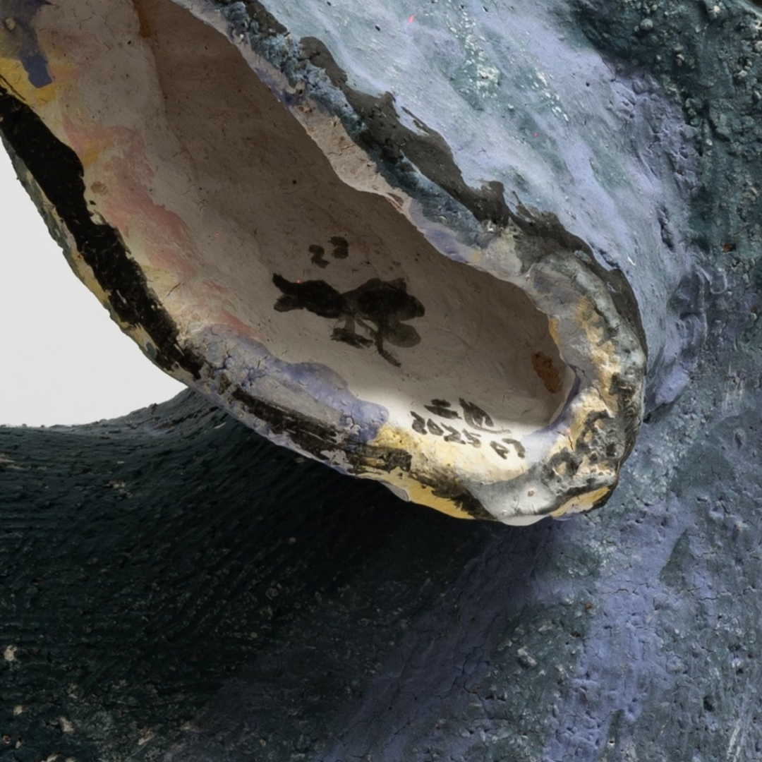 Elephant Pottery Sculpture - Handmade Sculpture