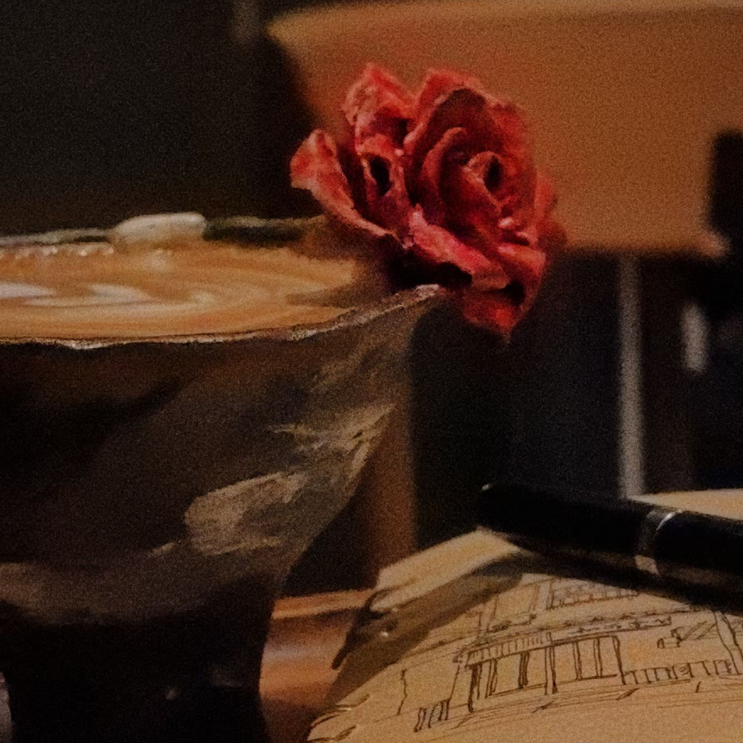 Rose Handle Ceramic Cup Set (Customizable Base) - Handmade Ceramic