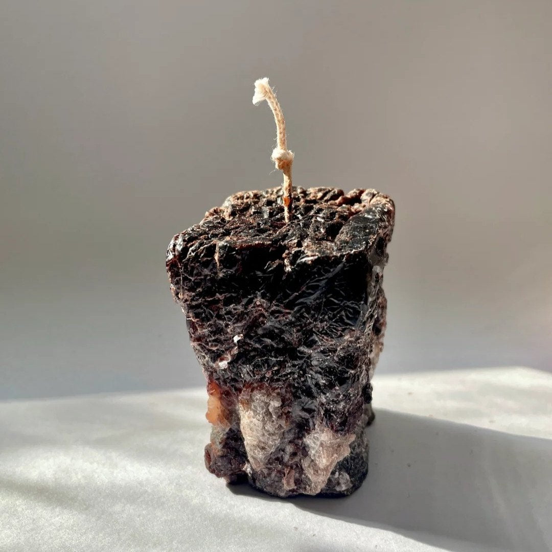 Rock Texture--Handmade Candle