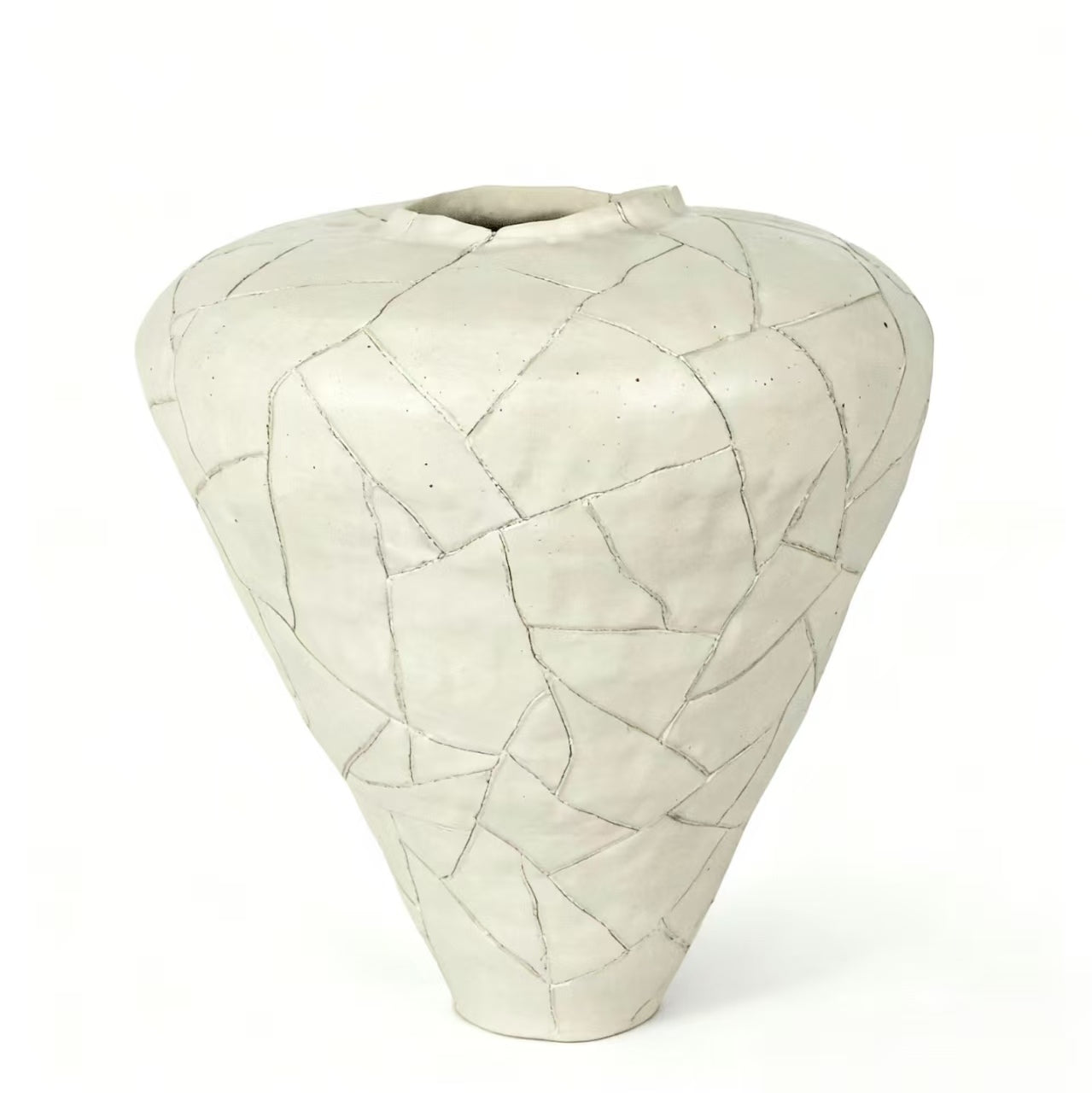 Crackle Texture Vase - Handmade Ceramic