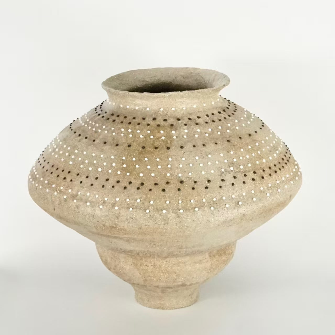 Speckled Organic Vase - Handmade Ceramic