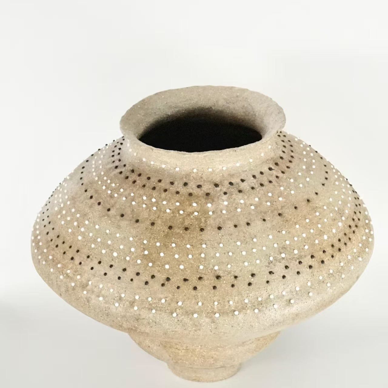 Speckled Organic Vase - Handmade Ceramic