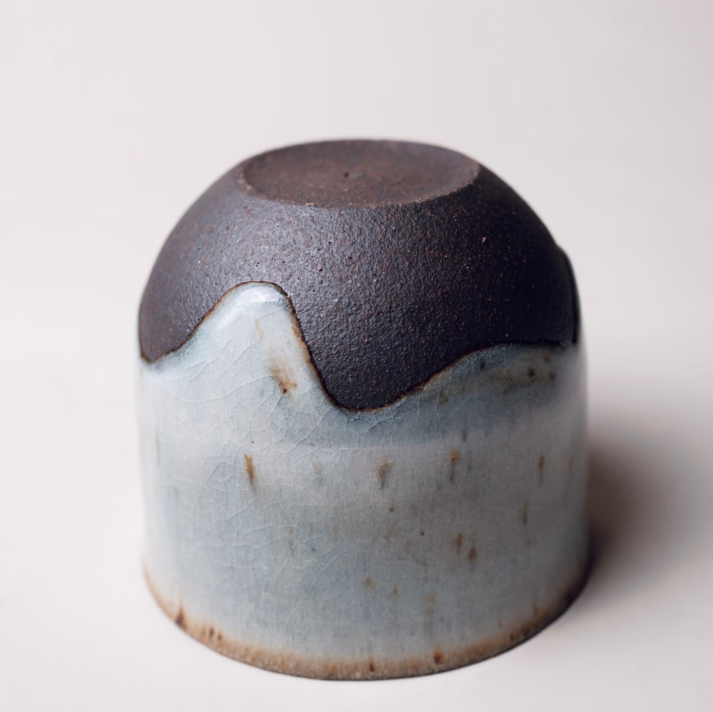 Ice Crackle Glaze  Cup--Handmade Ceramic