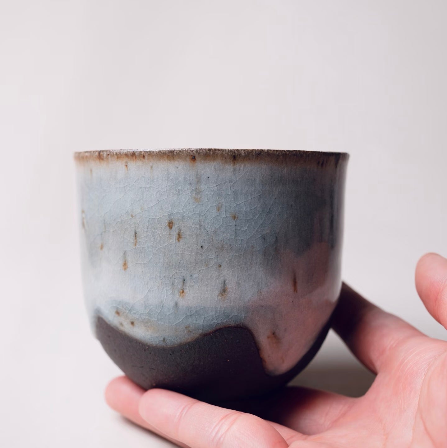 Ice Crackle Glaze  Cup--Handmade Ceramic