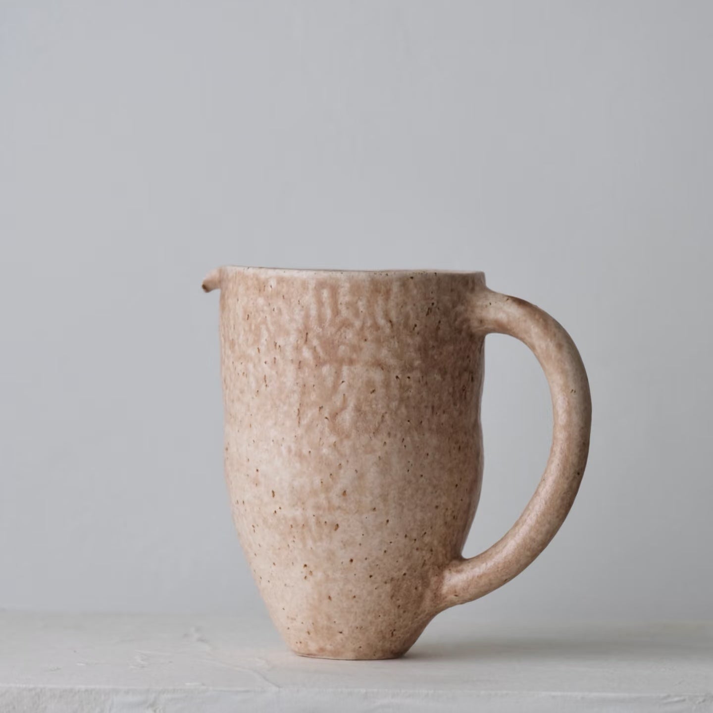 High Simple Heart Kettle-- Handmade Ceramic