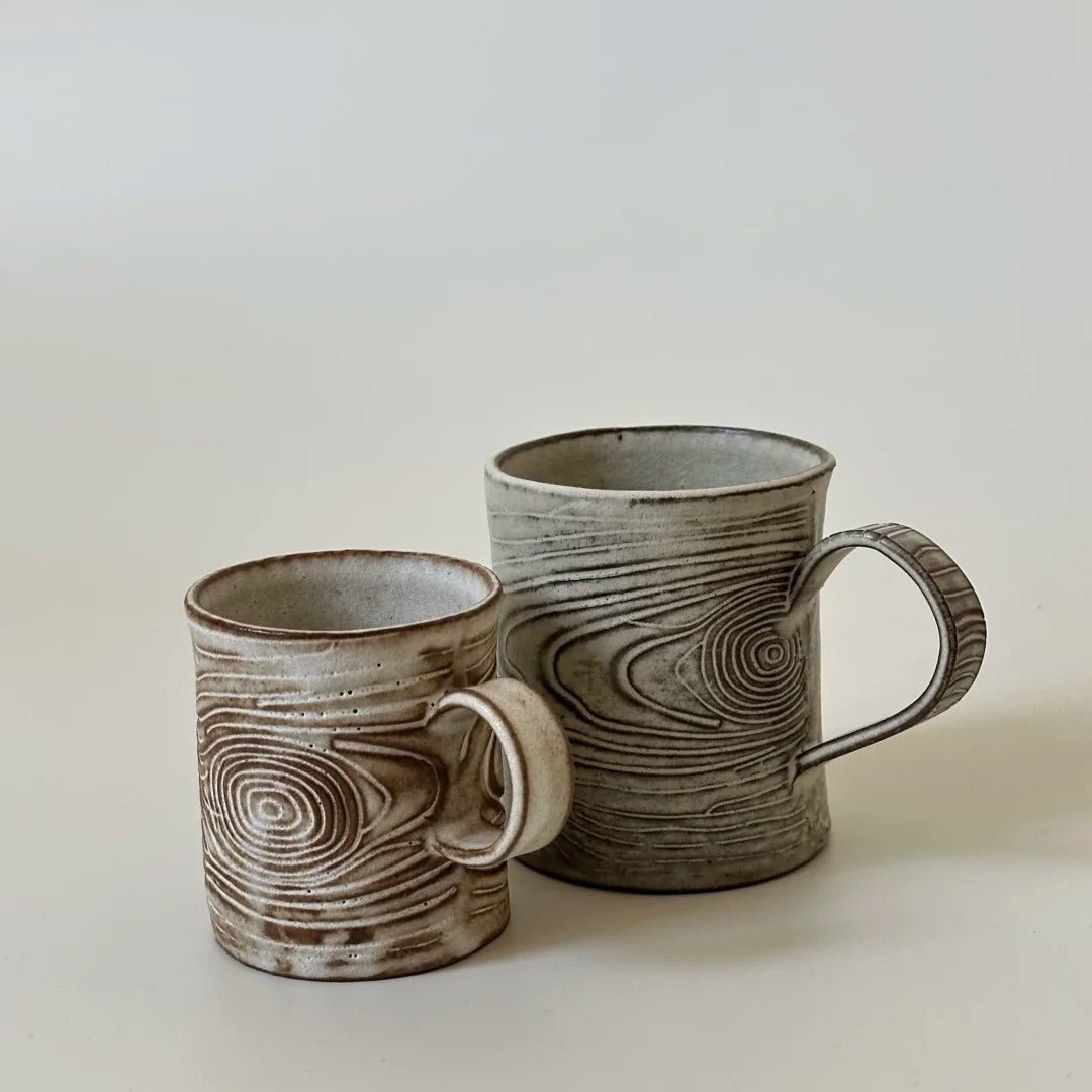 Growth Ring Mug Set - Handmade Ceramic