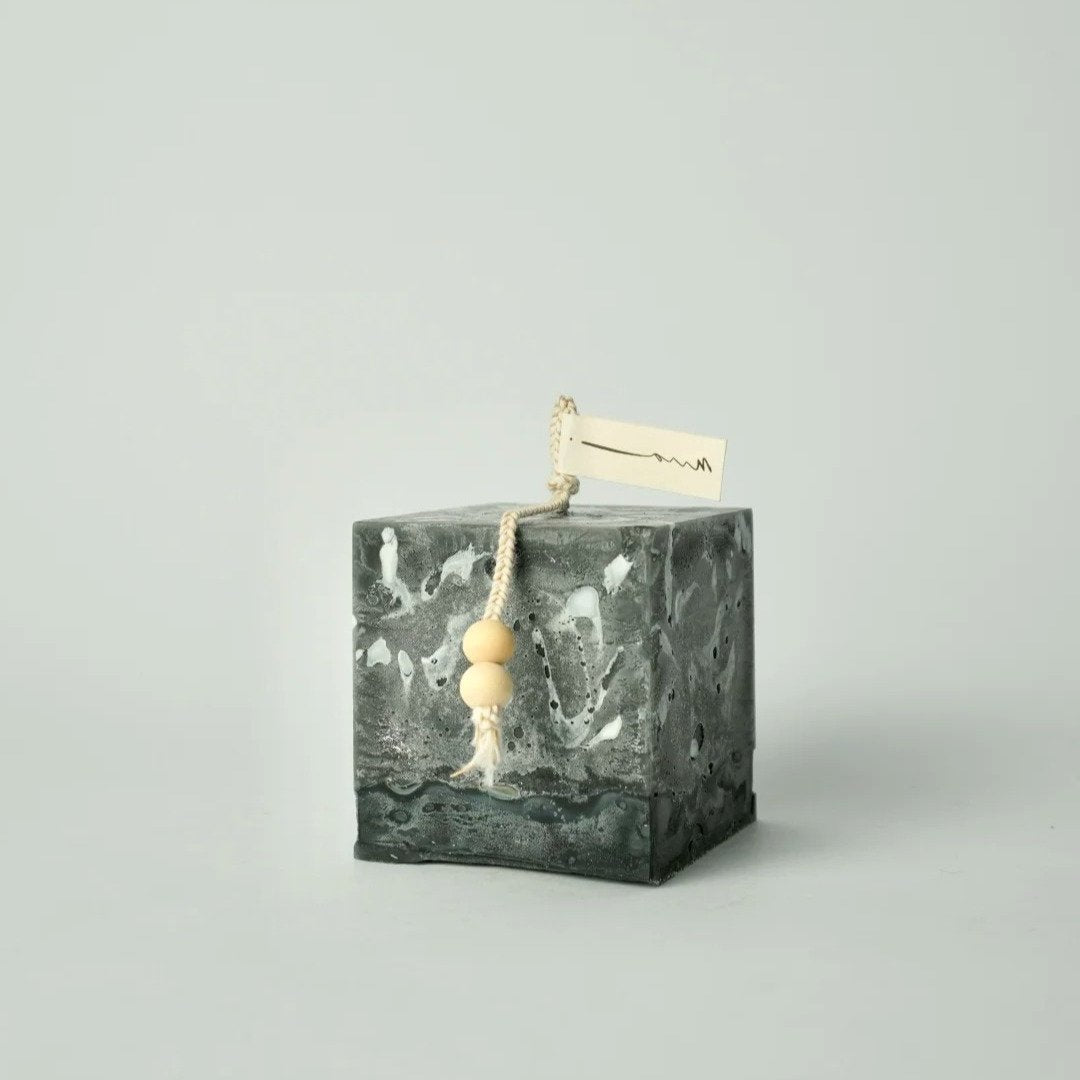 Stone Texture Candle--Handmade Candle