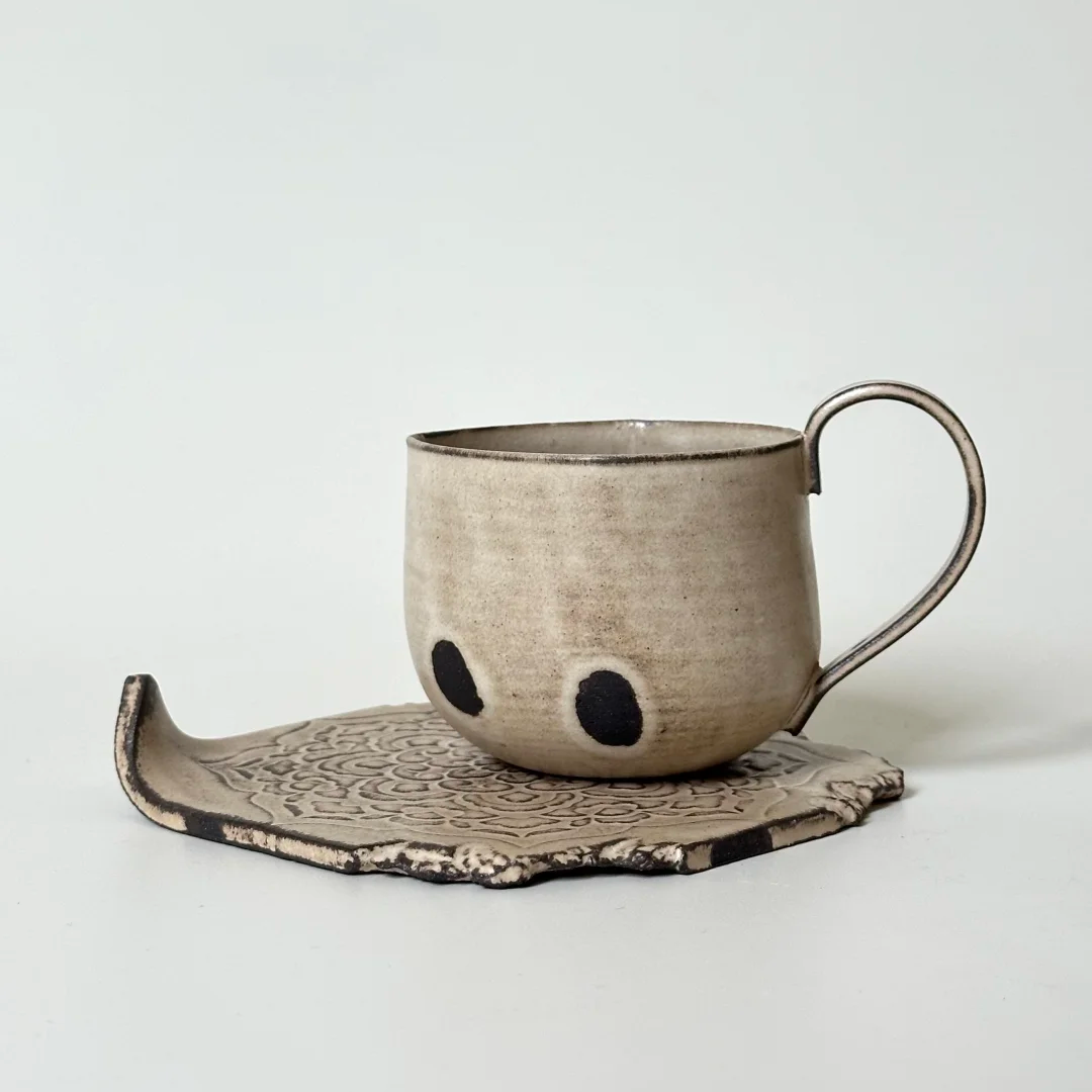 Whimsical Eye Ceramic Set Handmade Ceramic