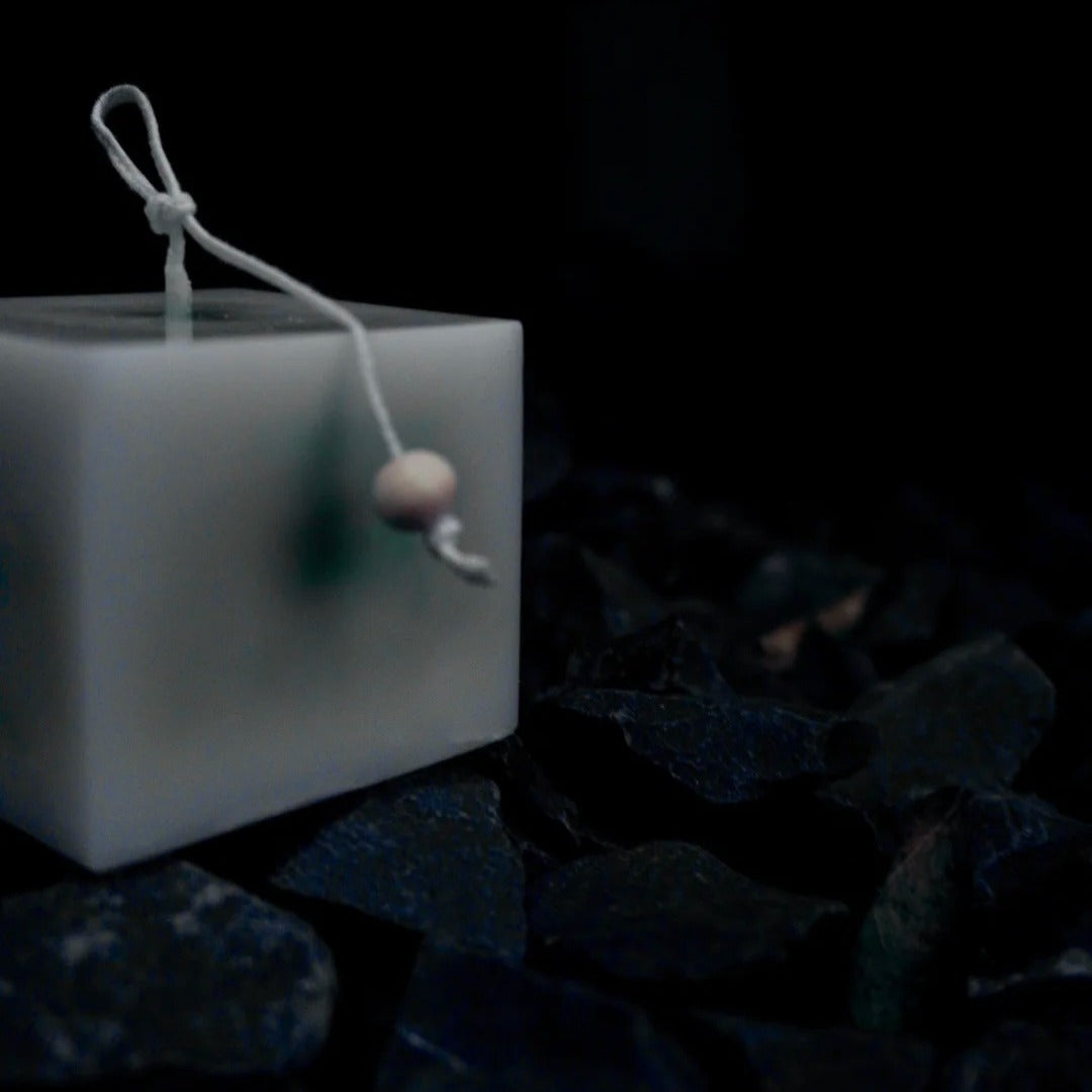 Summer Ice Cubes--Handmade Candle