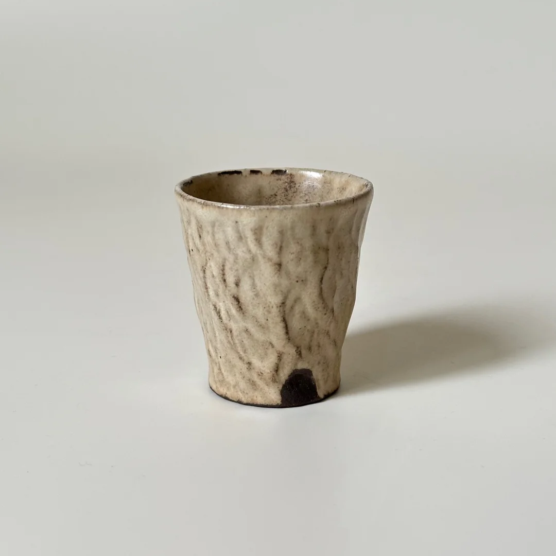 Withered Texture Cup - Handmade Ceramic