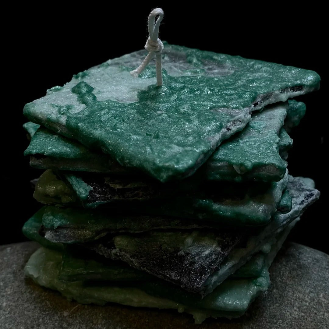 Moss Layer Candle - Handmade Candle